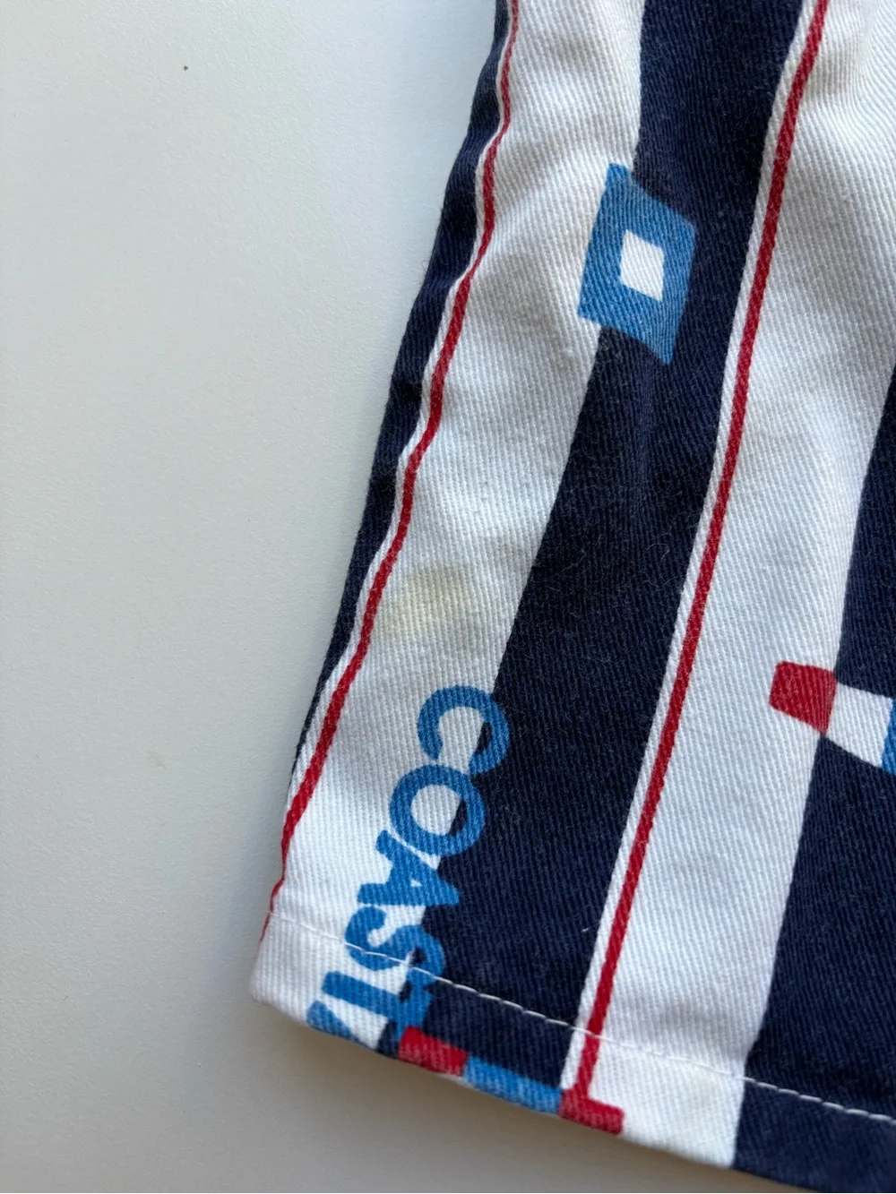 Vintage 90s Rare OshKosh Nautical Toddler Boy Shorts Size 4T